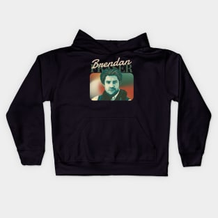 brendan fraser vintage Kids Hoodie